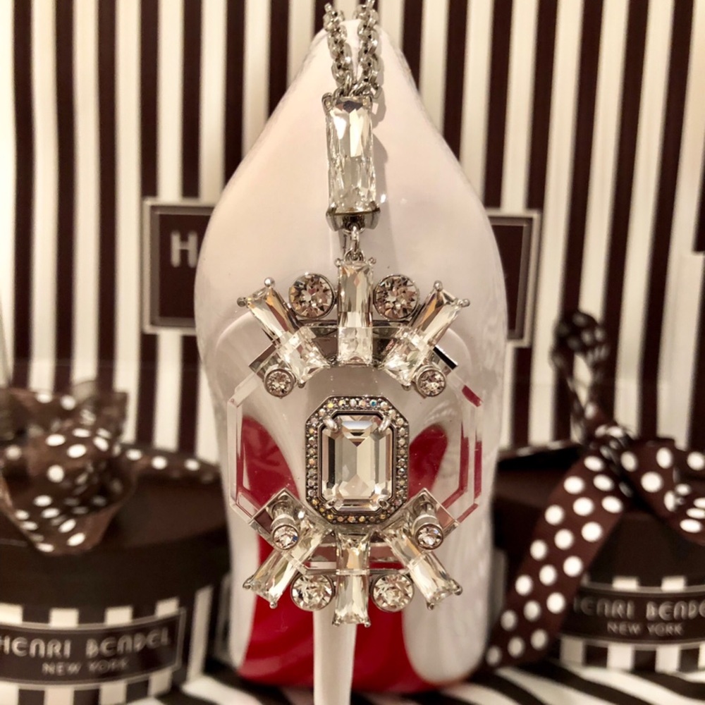 RARE ART DECO HENRI BENDEL LUCITE NECKLACE